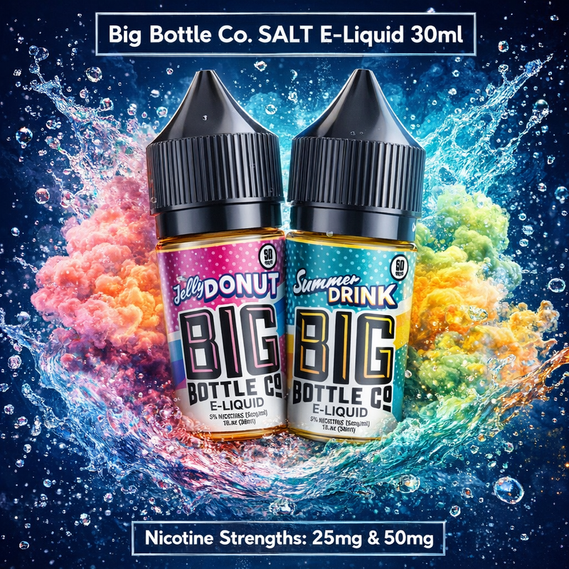 Load image into Gallery viewer, Big Bottle Co. SALT E-Liquid 30ml