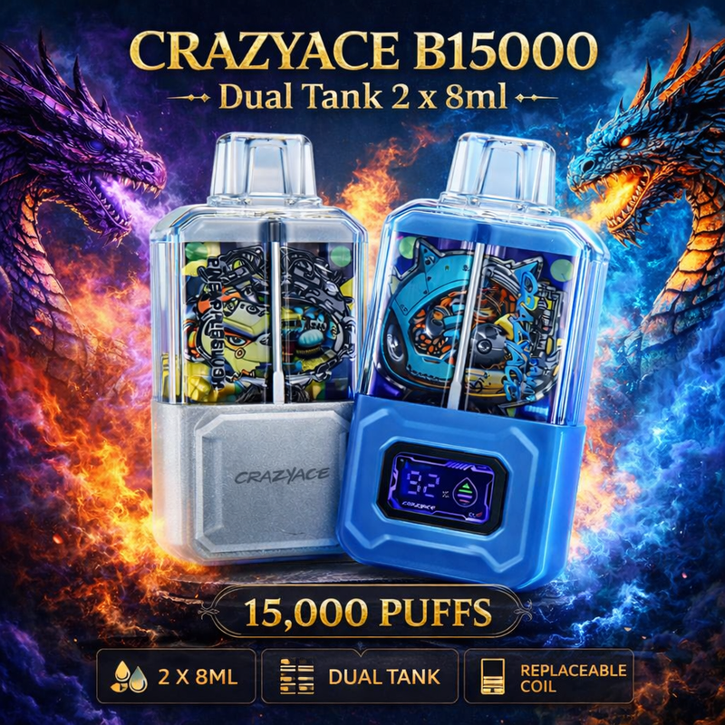 Load image into Gallery viewer, CRAZYACE B15000 Dual Tank 2 x 8ml