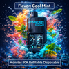 Load image into Gallery viewer, Monster 80K Refillable Disposable