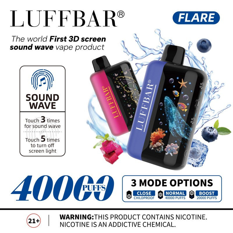 Load image into Gallery viewer, LUFFBAR Flare 40K