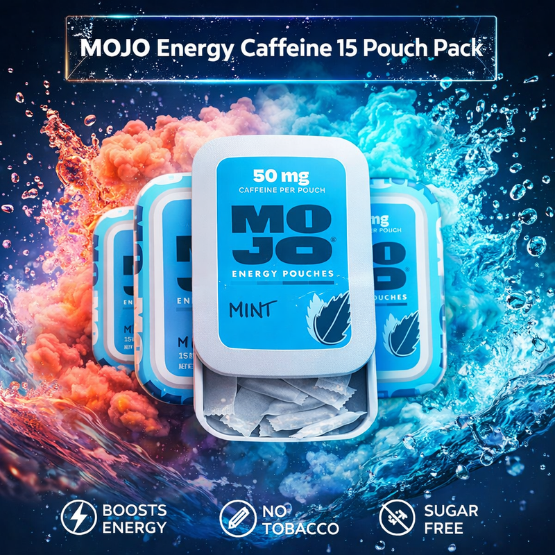 Load image into Gallery viewer, MOJO Energy Caffeine 15 Pouch Pack