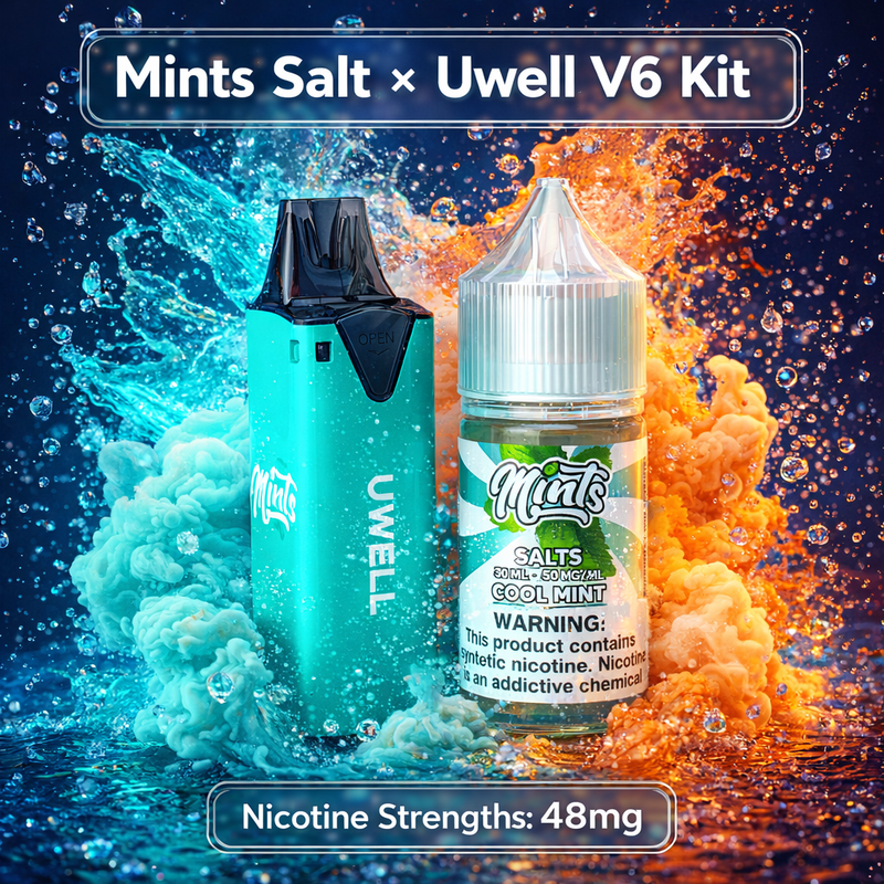 Load image into Gallery viewer, Mints Salt x Uwell V6 Kit