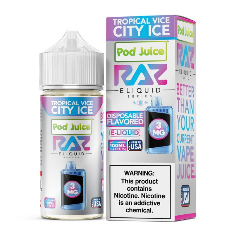 Load image into Gallery viewer, RAZ x Pod Juice Synthetic E-Liquid 100ml