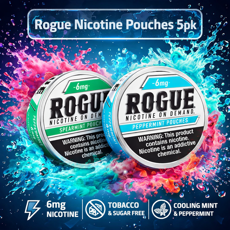 Load image into Gallery viewer, Rogue Nicotine Pouches 5pk