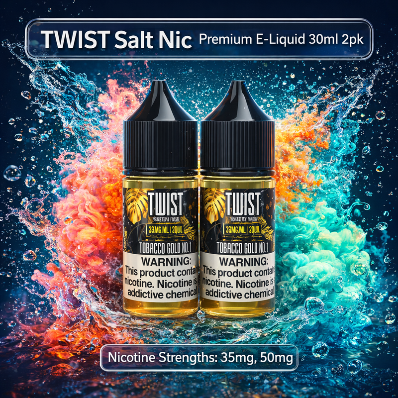 Load image into Gallery viewer, TWIST Salt Nic Premium E-Liquid 30ml 2pk