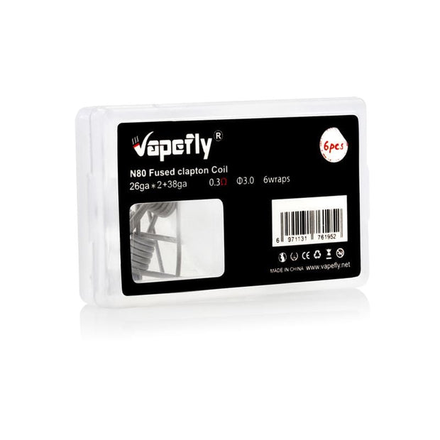 Vapefly N80 0.3 ohm Fused Clapton Coil ( 6pcs )