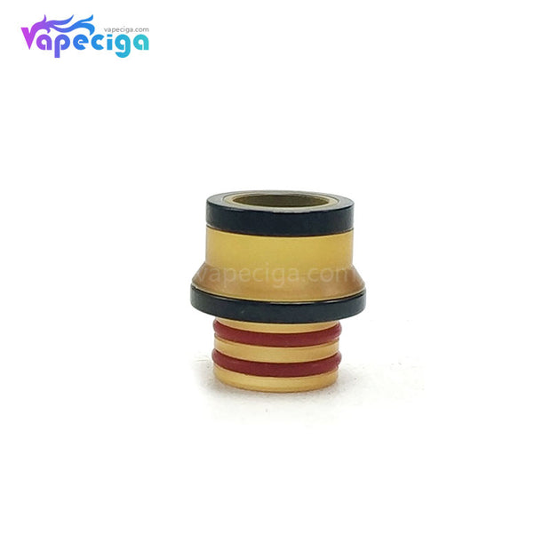 Coppervape 510 Drip Tip for Hussar Project X Style RTA Yellow + Black