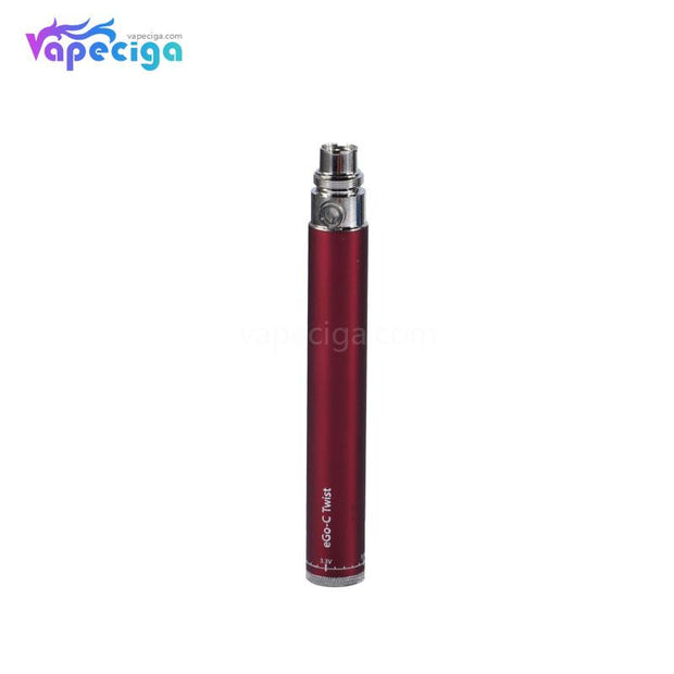 EGO-C Twist Vape Pen VV Battery 900mAh Red
