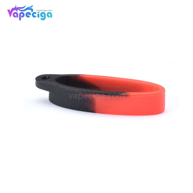 Silicone Flat Ring Vape Band for Vape Mod 40mm Black + Red