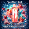 Load image into Gallery viewer, EVRFOG 100K Refillable Disposable KIT
