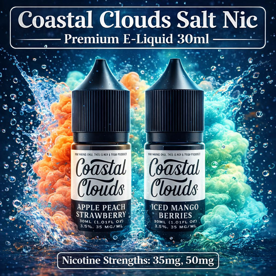 Coastal Clouds Salt Nic Premium E-Liquid 30ml