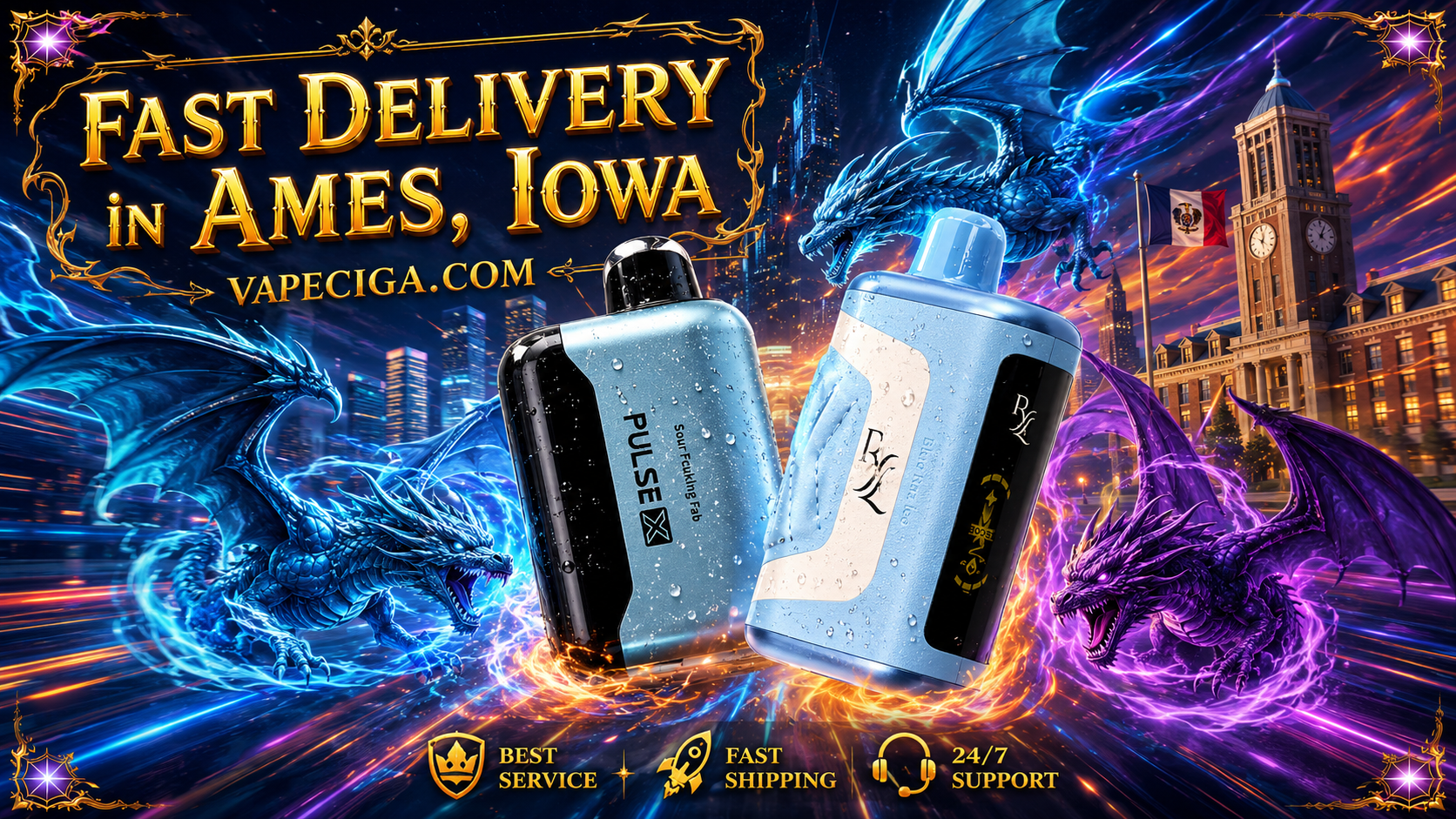 Two light blue disposable vape devices with ergonomic design, smooth finish, and water droplets on the surface.