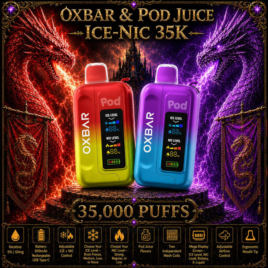 OXBAR x Pod Juice ICE-NIC 35K