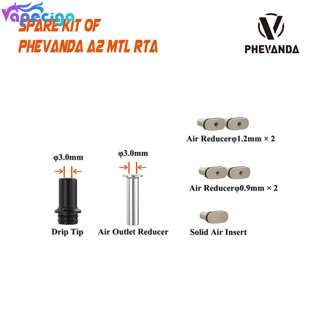 Phevanda A2 RTA MTL Air Set