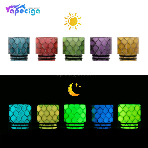 REEVAPE AS249SY Universal 810 Resin Replacement Drip Tip Day & Night Colors