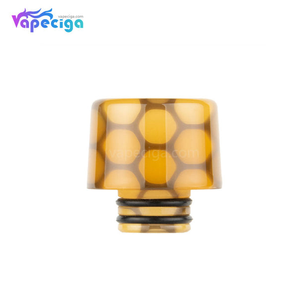 Yellow Purple REEVAPE AS250WY Universal 510 Resin Replacement Drip Tip
