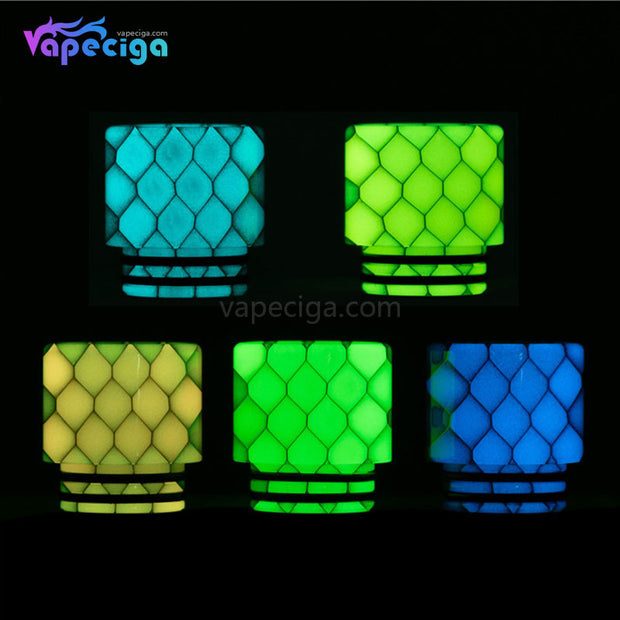 REEVAPE AS249SY Universal 810 Resin Replacement Drip Tip Night 5 Colors Display