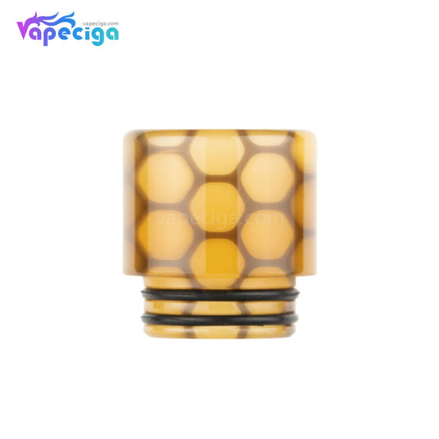 Yellow REEVAPE AS252WY  Universal 810 Resin Replacement Drip Tip