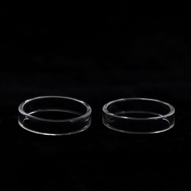 YUHETEC Glass Replacement Tank Tube for Geekvape PEERLESS RDTA 2 Pcs