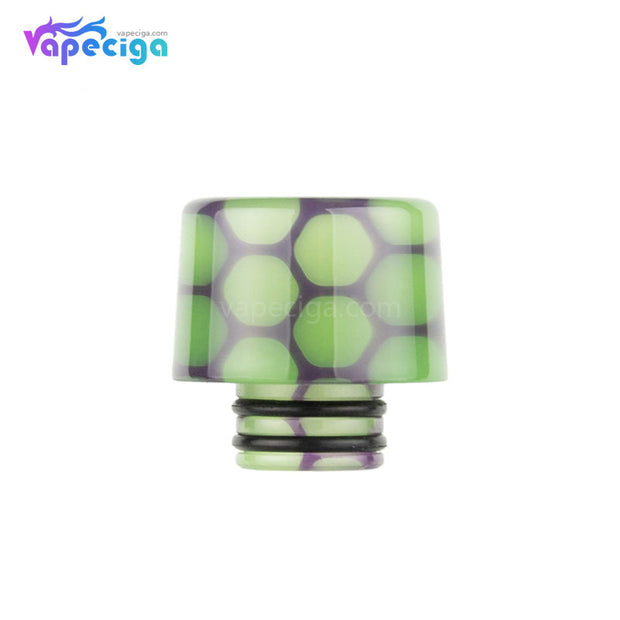 Green Purple REEVAPE AS250WY Universal 510 Resin Replacement Drip Tip