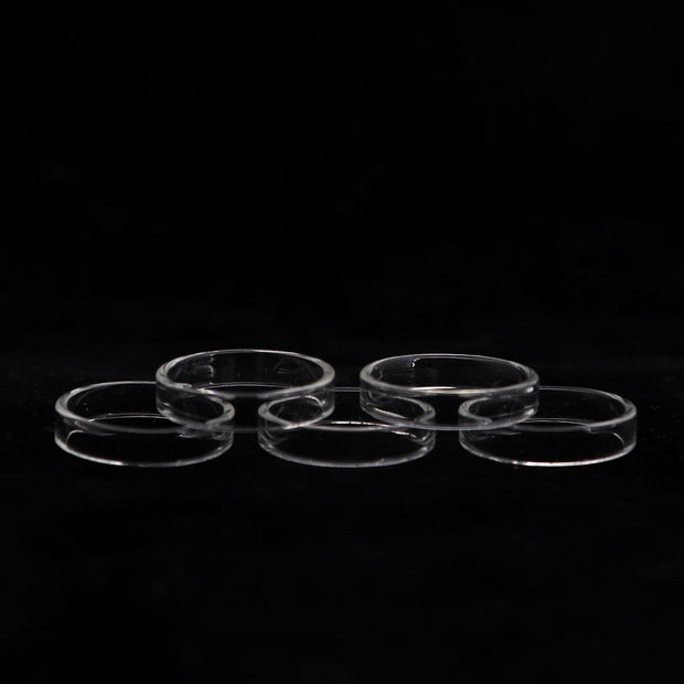 YUHETEC Glass Replacement Tank Tube for Geekvape PEERLESS RDTA 2ml 5PCs Real Shots