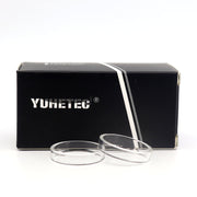 YUHETEC Glass Replacement Tank Tube for Geekvape PEERLESS RDTA 2ml 5PCs Package