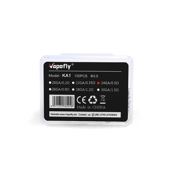 Vapefly KA1 Coil for E Cigarette 100pcs 24GA