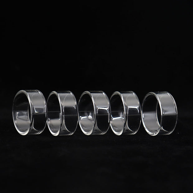 YUHETEC Glass Replacement Tank Tube for Geekvape PEERLESS RDTA 4ml 5PCs