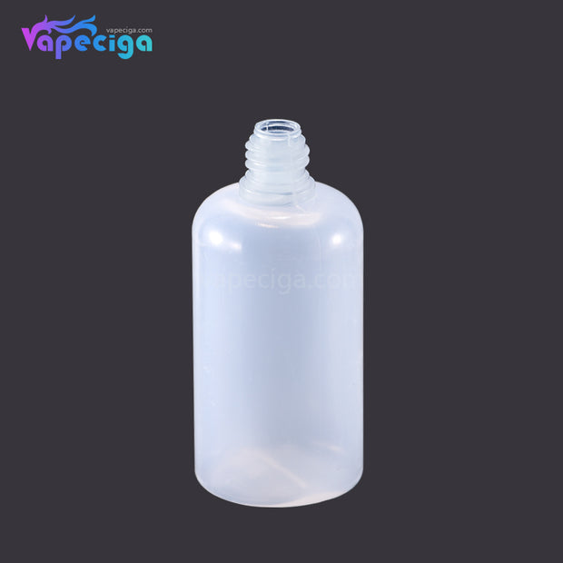 PET Semi-transparent Dropper Bottle 50ml with Black / Blue Cap 5PCs