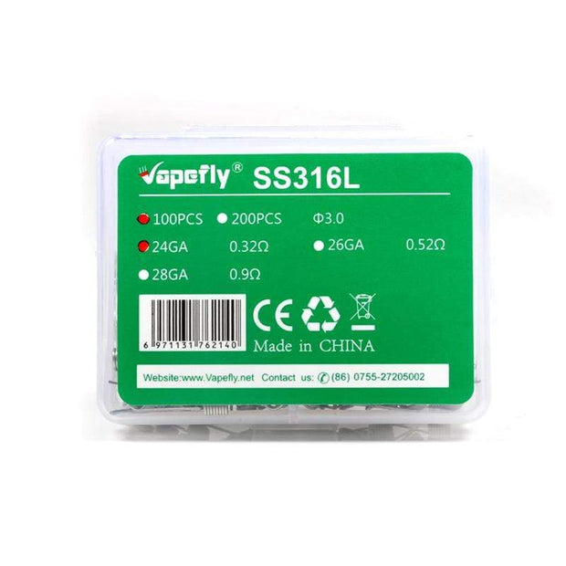 Vapefly SS316L 100PCS 24GA