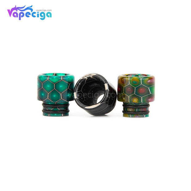 REEVAPE AS115S 510 Resin Replacement Drip Tip 3 Colors Display