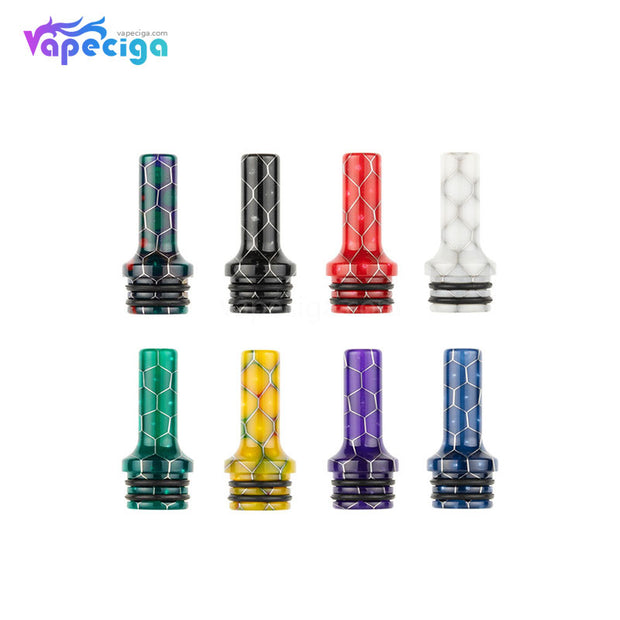 REEVAPE AS248S Universal 510 Resin Replacement Drip Tip 8 Colors Available
