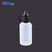 PET Semi-transparent Dropper Bottle 50ml with Black / Blue Cap 5PCs