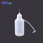 PET Semi-transparent Dropper Bottle 30ml with Black / White Needle Cap 10PCs