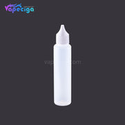 PET Semi-transparent Dropper Bottle 50ml with Black / White Cap 5PCs