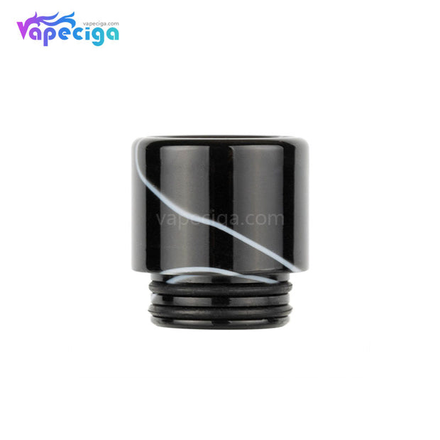 Black REEVAPE AS240 Universal 810 Resin Replacement Drip Tip