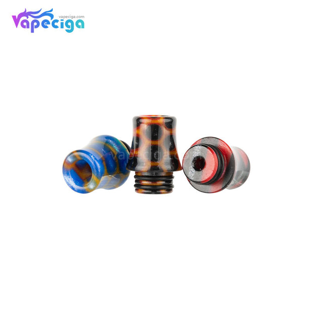 REEVAPE AS254SR 510 Resin Replacement Drip Tip 3 Colors Display