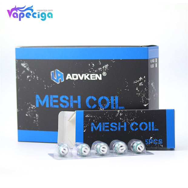 Replacement coil head for Advken  Barra Mesh tank 0.16ohm/0.2ohm 5pcs