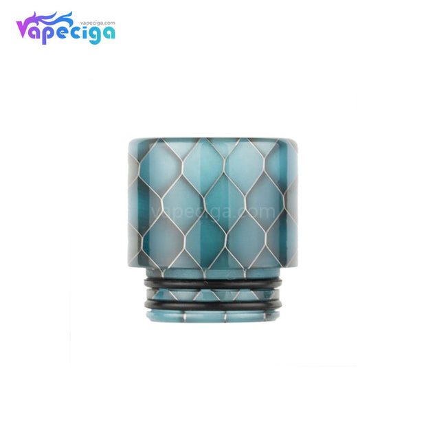Blue REEVAPE AS249SY Universal 810 Resin Replacement Drip Tip