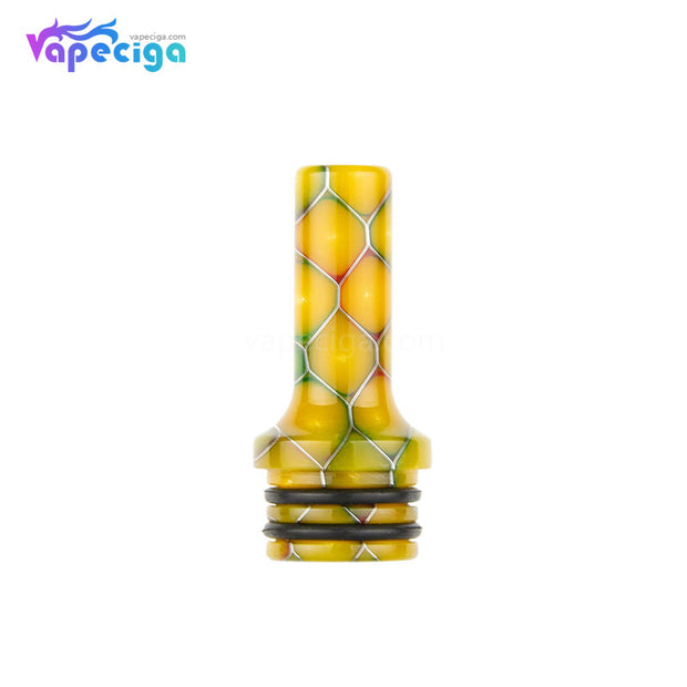 Yellow REEVAPE AS248S Universal 510 Resin Replacement Drip Tip