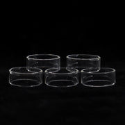 YUHETEC Glass Replacement Tank Tube for Geekvape PEERLESS RDTA 4ml 5PCs Real Shots