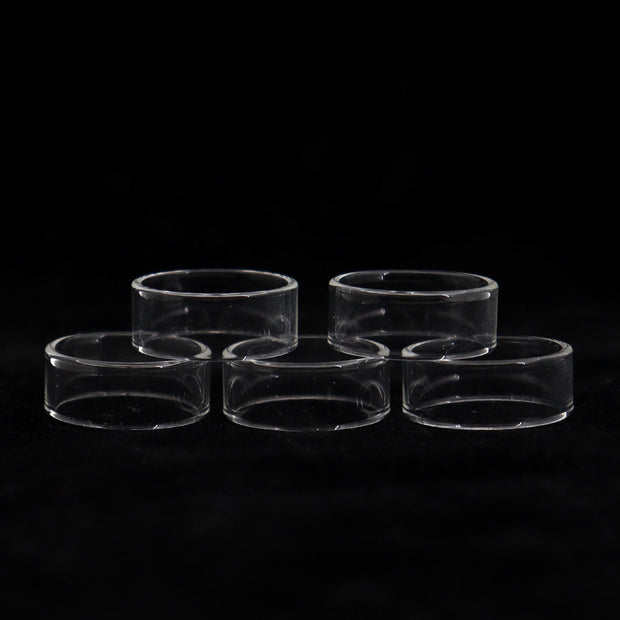 YUHETEC Glass Replacement Tank Tube for Geekvape PEERLESS RDTA 4ml 5PCs Real Shots