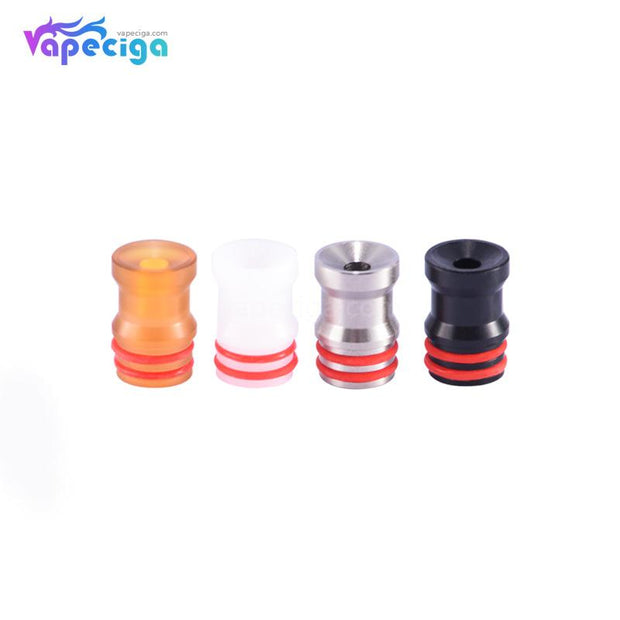 Mixed Color 510 DC Style Drip Tip Stainless Steel + POM + PEI 4PCs