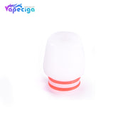 White 510 Whisper Drip Tip Stainless Steel + POM + PEI