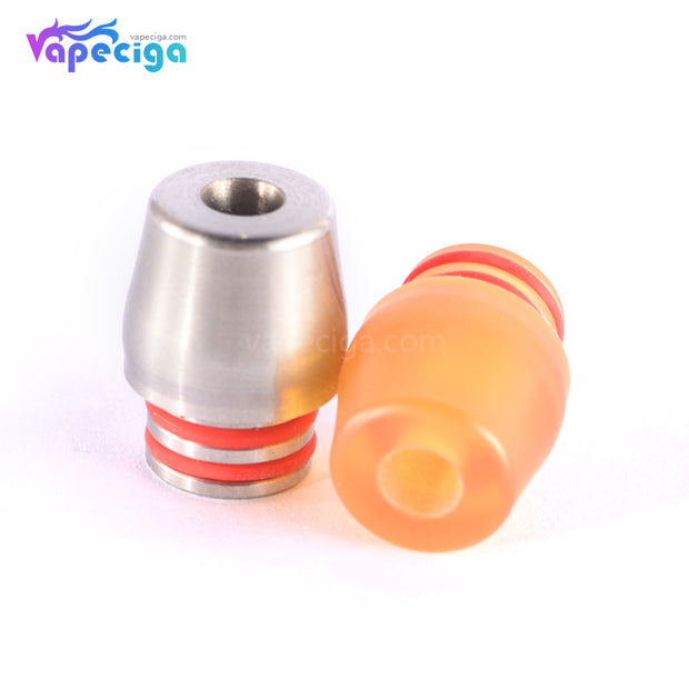 510 Whisper Drip Tip Stainless Steel + POM + PEI 2 Colors Display