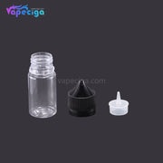 PE Transparent Dropper Bottle 30ml with Black / White Cap 5PCs