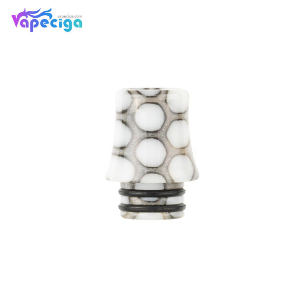 White REEVAPE AS254SR 510 Resin Replacement Drip Tip