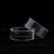 YUHETEC Glass Replacement Tank Tube for Geekvape PEERLESS RDTA 4ml 2PCs Real Shots