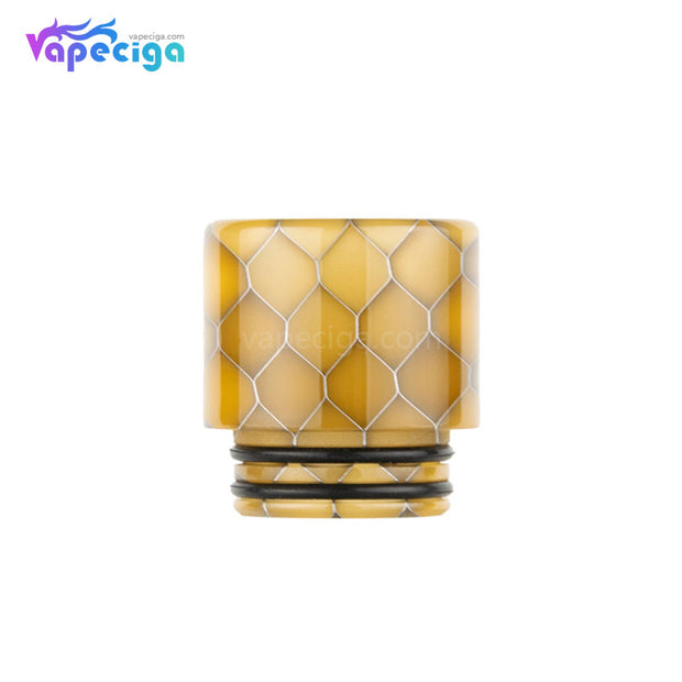 Yellow REEVAPE AS249SY Universal 810 Resin Replacement Drip Tip