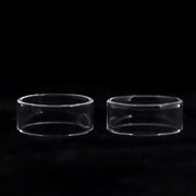 YUHETEC Glass Replacement Tank Tube for Geekvape PEERLESS RDTA 4ml 2PCs Real Shots